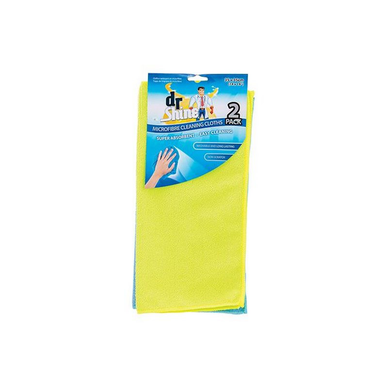 CHIFFONS MICROFOBRE 35X35CM X2 CRT24 BC0161