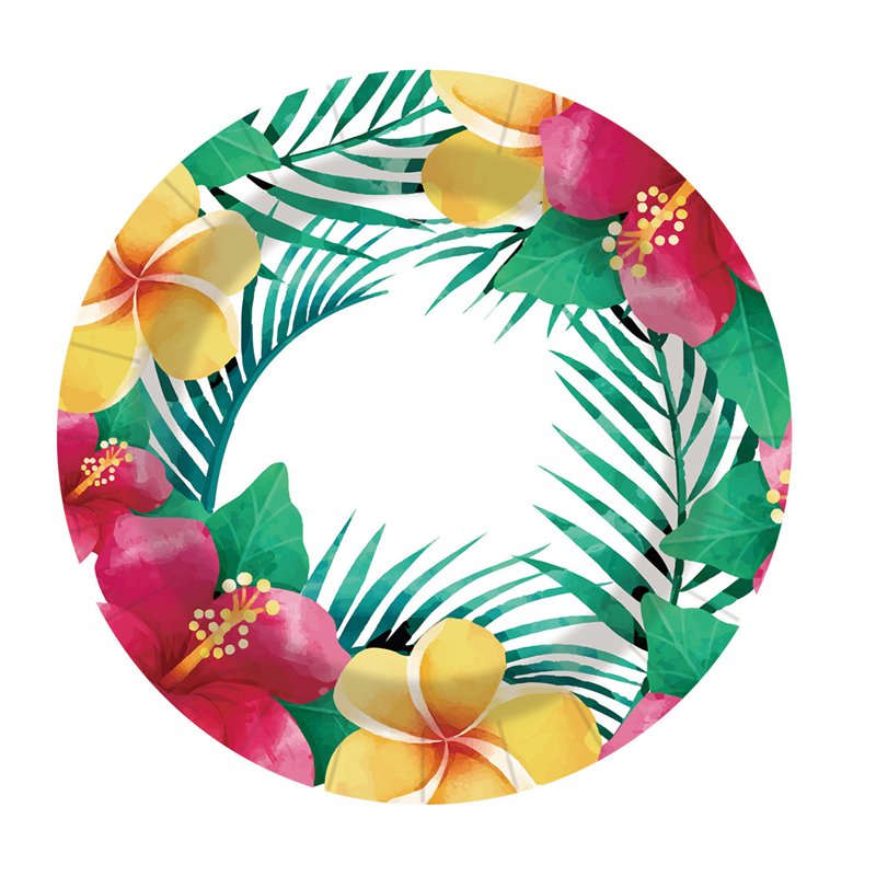ASSIETTE X10 23CM TROPICAL
