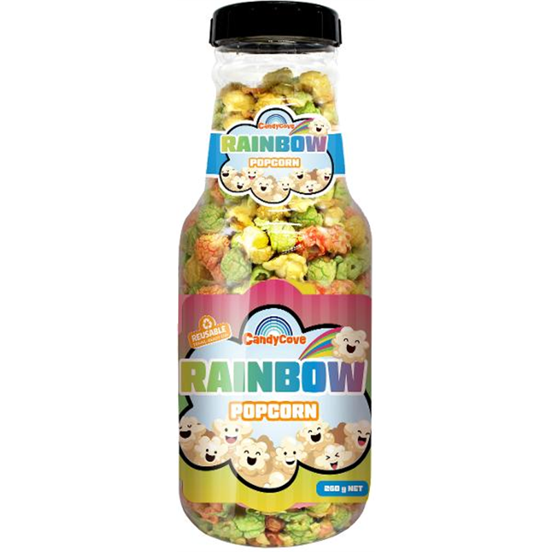 CANDYCOVE POPCORN RAINBOW 260G CRT20