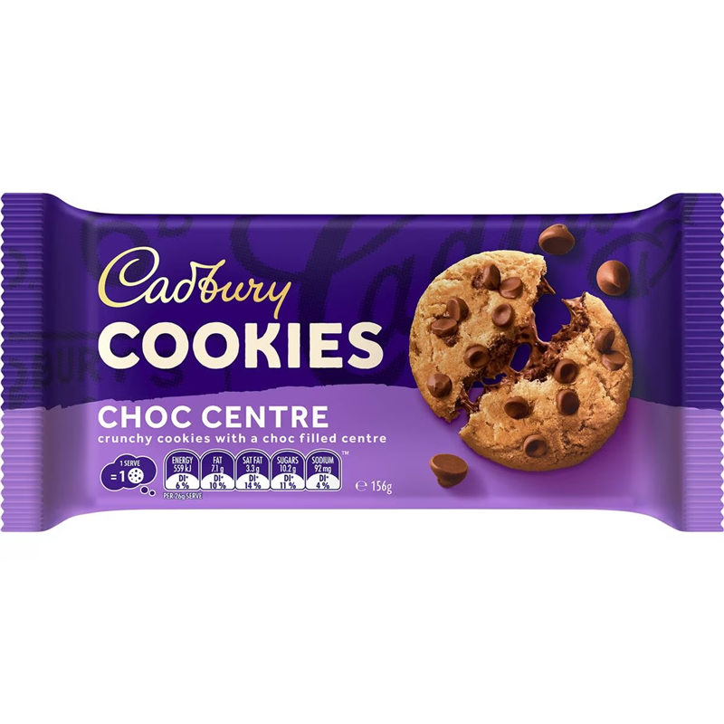 COOKIES CADBURY COEUR CHOCO 156GR CRT12