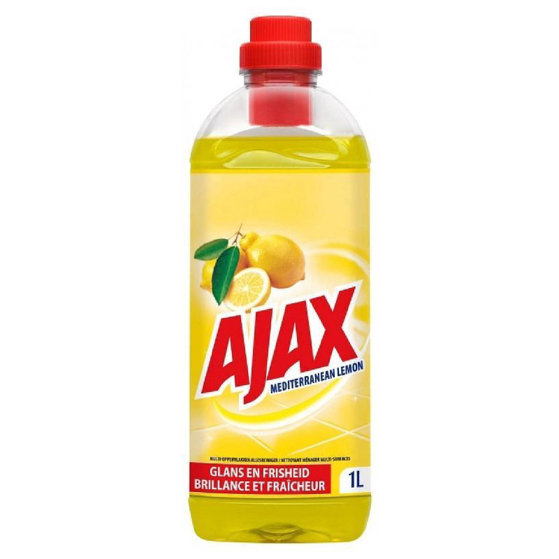 AJAX NETTOIE-TOUT 1L MED. LEMON CRT12