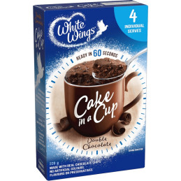 W/W CAKE IN A CUP DBL CHOC 220G CRT6