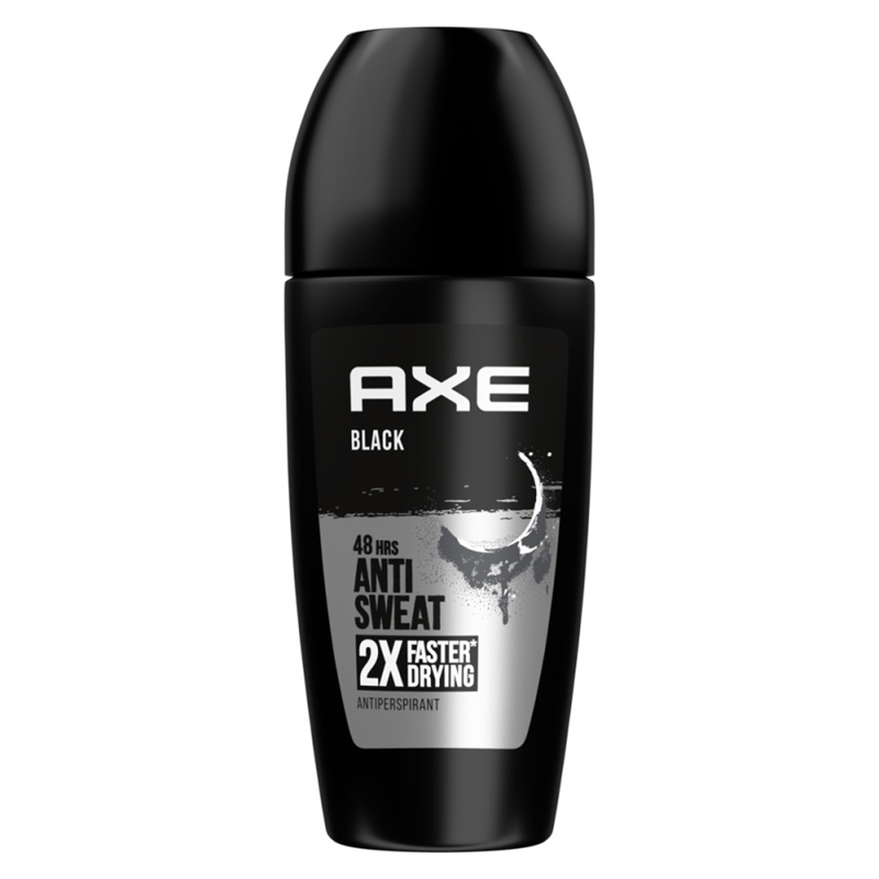 AXE DEODORANT ROLL ON BLACK 50ML CRT12