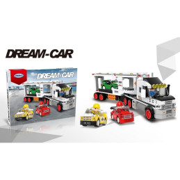 BRIQUES CAMION + VEHICULES 482PCS