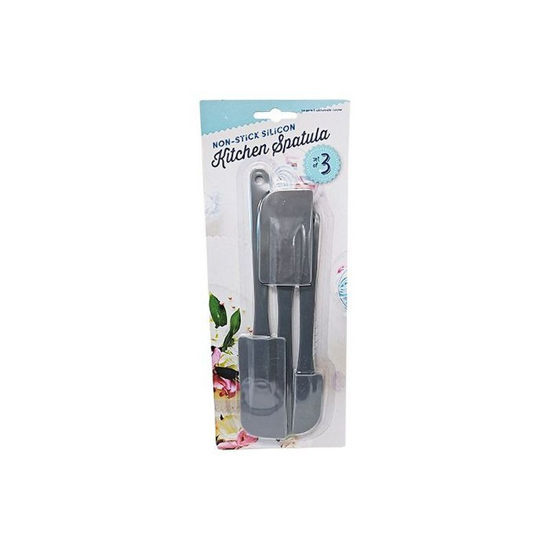 SPATULE MARISE CUISINE X3 21/24/26CM 2 COL ASST KA0041 CRT12