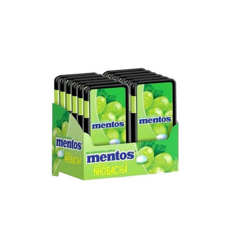 MENTOS FRUIT MINT - GRAPE 17,5G BTE12/ CRT72