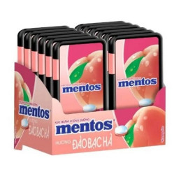 MENTOS FRUIT MINT - PEACH 17,5G BTE12/ CRT72