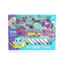COLORIAGE CRYSTAL GLUE DIY