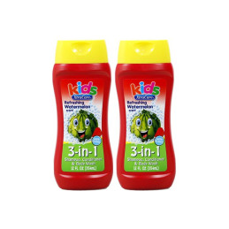 XTRACARE - 05976 GEL DOUCHE ENFANT 3 EN 1 PASTEQUE 354ML CRT24
