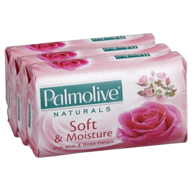 SAVON PALMOLIVE MILK et ROSE 3X80g CT24**REG COEFF MAX 1.6300M²1.4**