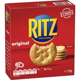 RITZ CRACKER ORIGINAL 227GM CRT8