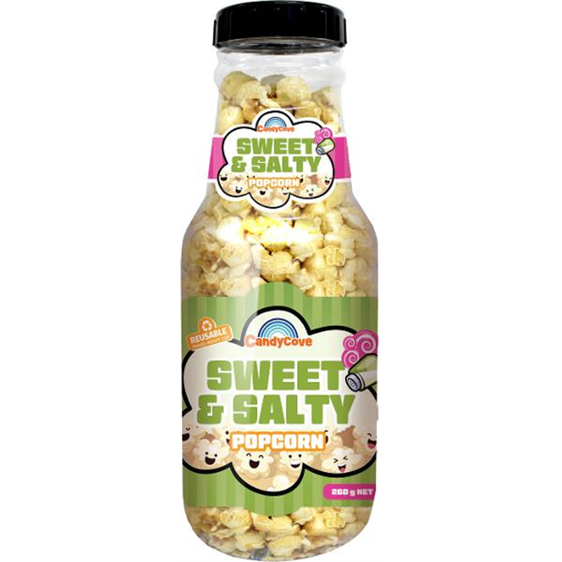 CANDYCOVE POPCORN SWEET  et  SALTY 260G CRT20