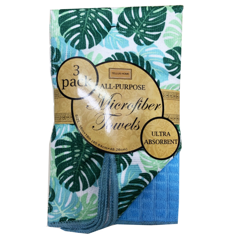 TORCHON MICROFIBRE TROPICAL X3 40X48CM