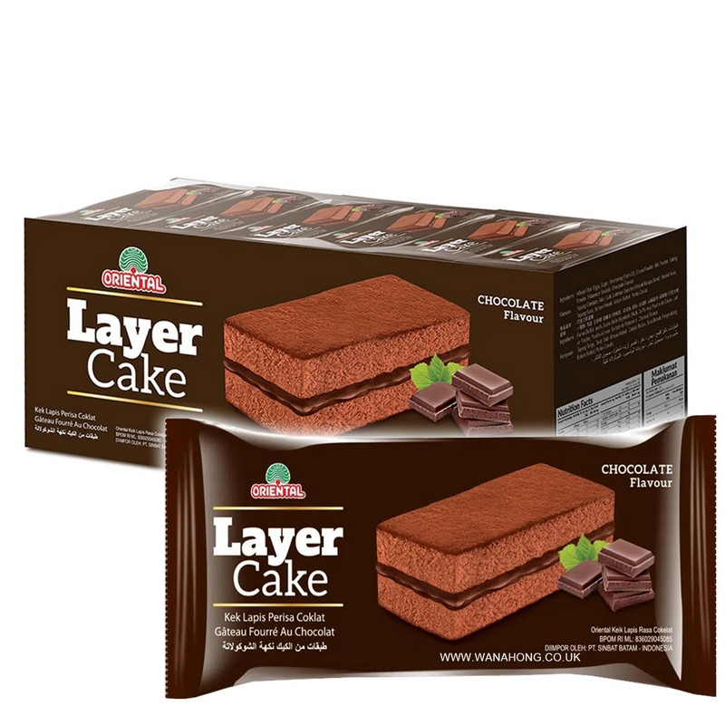 ORIENTAL LAYER CAKE - CHOCOLATE 24 X 16G CRT12