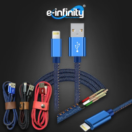 USB CABLE POUR IPHONE5 AND+ 1M LIGHT EDITION