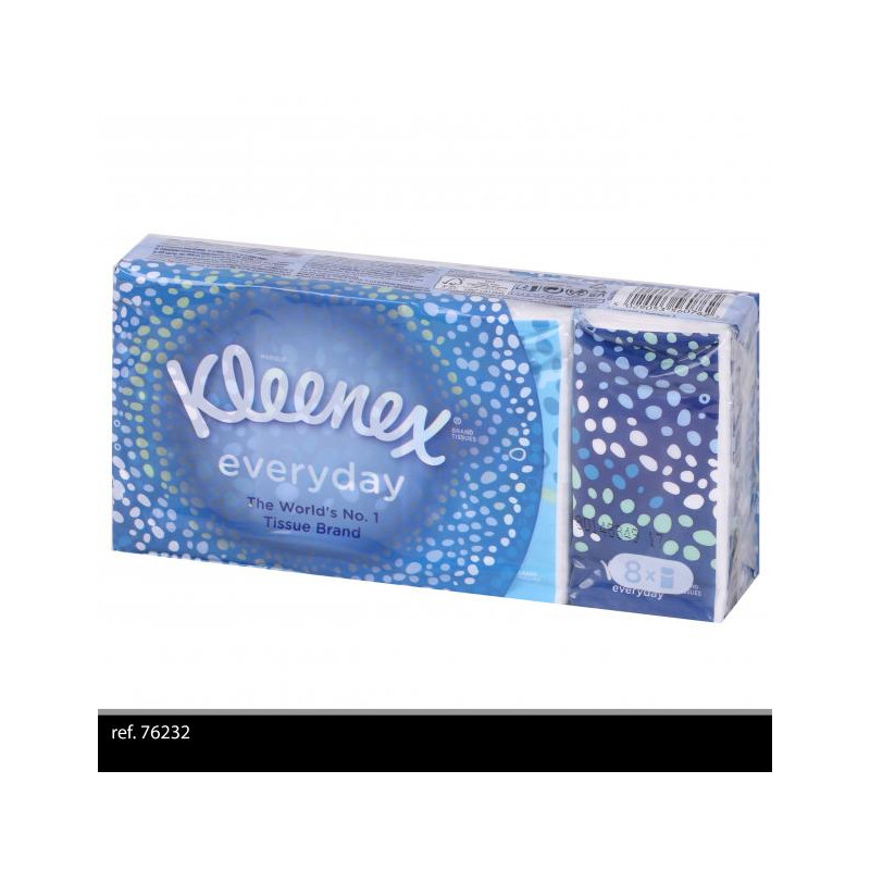 KLEENEX - MOUCHOIRS EN PAPIER X8 CRT24
