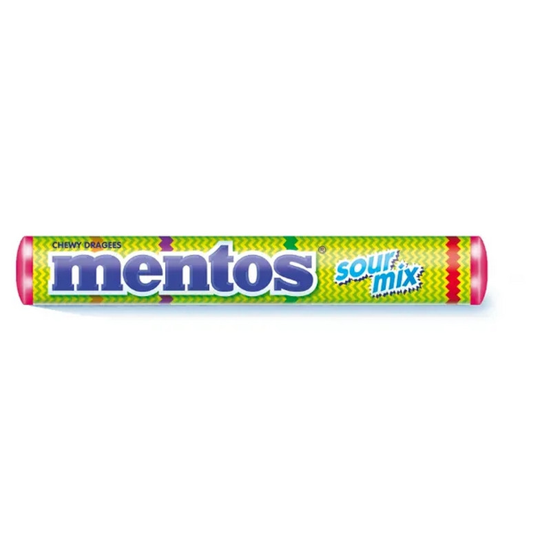 MENTOS ROLL - SOUR MIX 37G DIS24/ CRT96