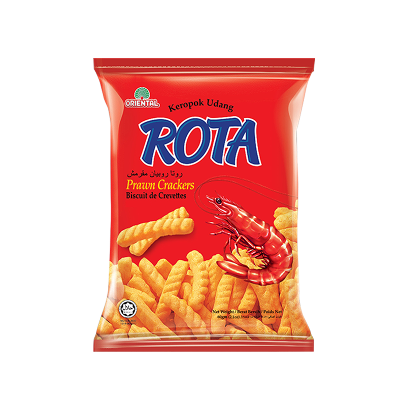ORIENTAL - ROTA PRAWN CRACKERS 60GR DIS10/CRT60