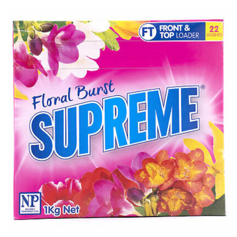 LESSIVE SUPREME FLORAL 1KG  CRT8