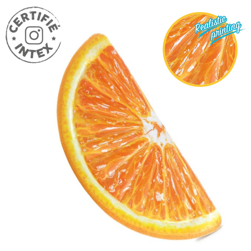BOUEE TRANCHE ORANGE 170X76X17CM INTEX 58763