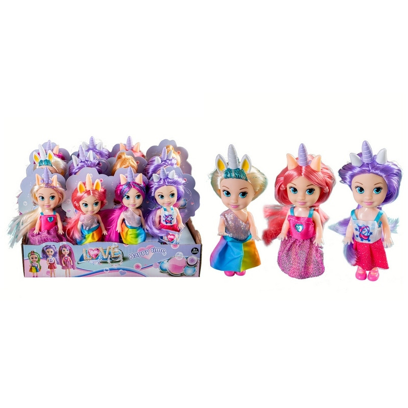 POUPEE 8,8CM 3 COL ASST DIS12