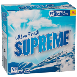 LESSIVE SUPREME ULTRA FRESH 1KG CRT8