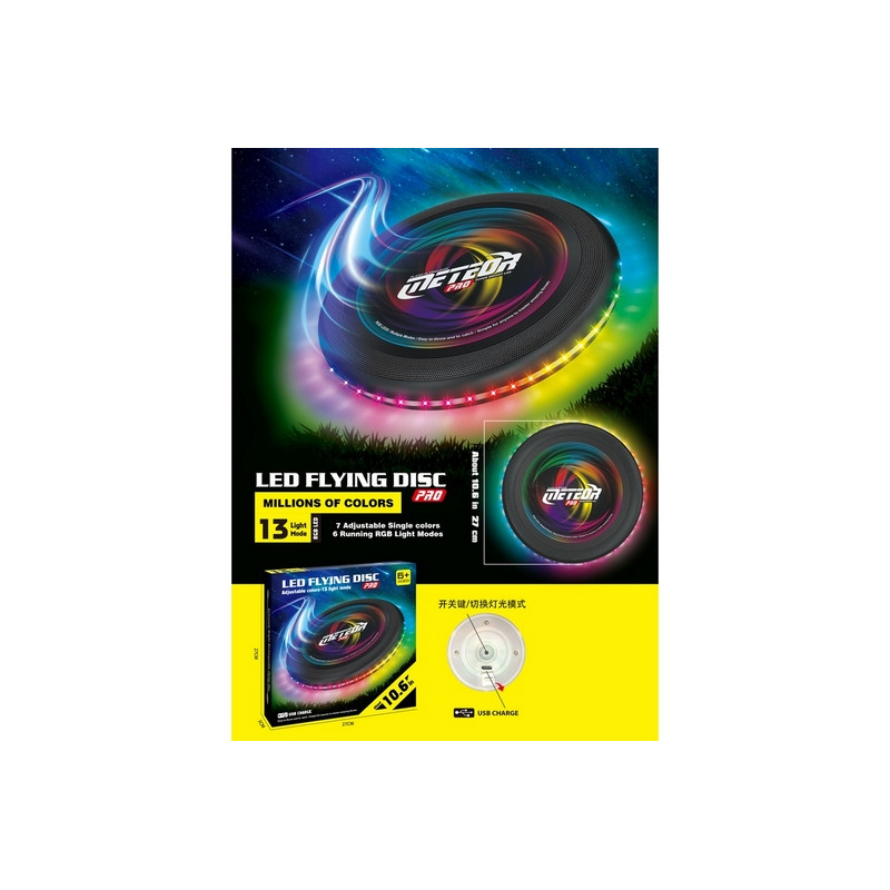 FRISBEE LUMINEUX 27CM