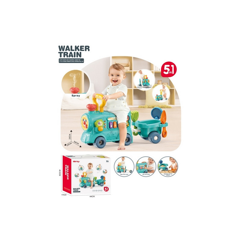 TROTTEUR INTERACTIF + REMORQUE TRAIN