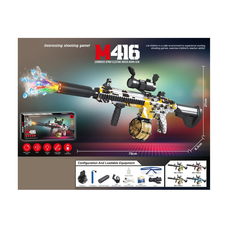 FUSIL AR15 ELECTRIQUE WATER BULLET