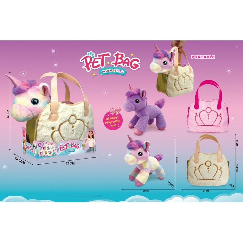 MON SAC LICORNE 2COL ASST