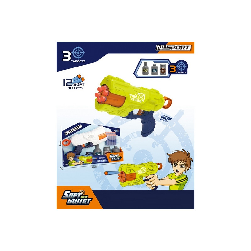 PISTOLET SOFT BULLET NL PLEIN AIR