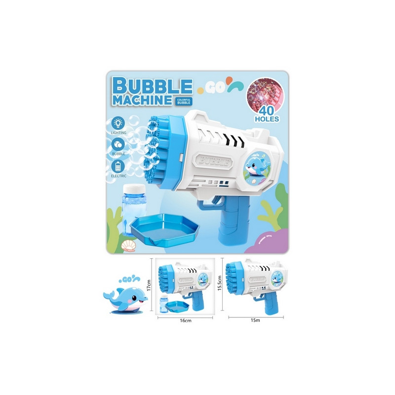 PISTOLET A BULLES BUBBLE MACHINE