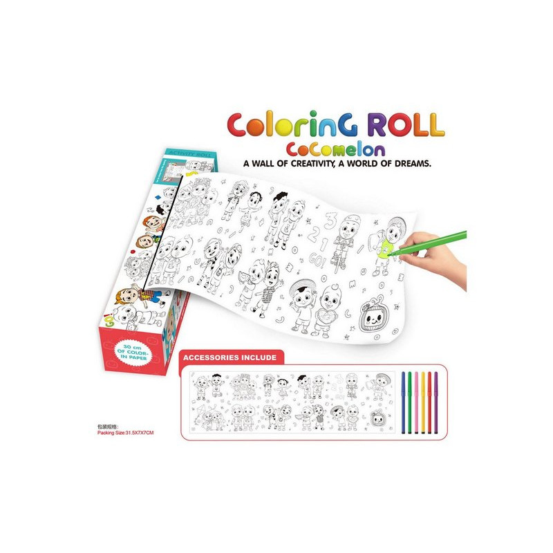 ROULEAU COLORIAGE + FEUTRES