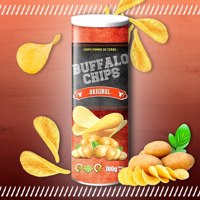 BUFFALO CHIPS ORIGINAL 100G CRT24