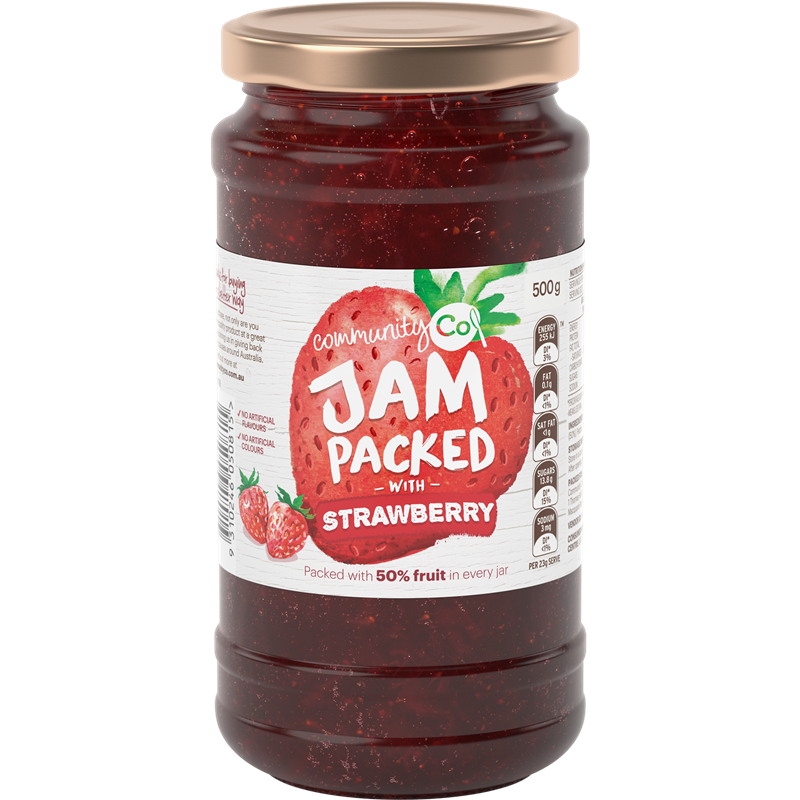 COMM et CO - CONFITURE FRAISE 500GR CRT12