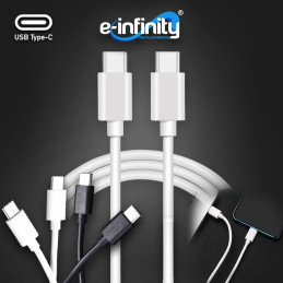 CABLE TYPE C VERS TYPE C 2M