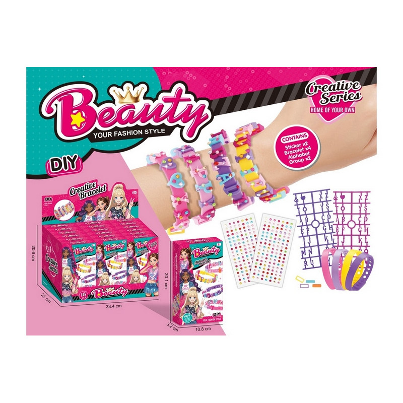 KIT BRACELET LETTRE BEAUTY DIS18