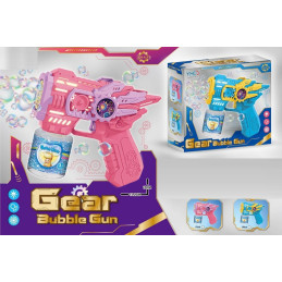 PISTOLET À BULLES BUBBLE GUN 2COL ASST