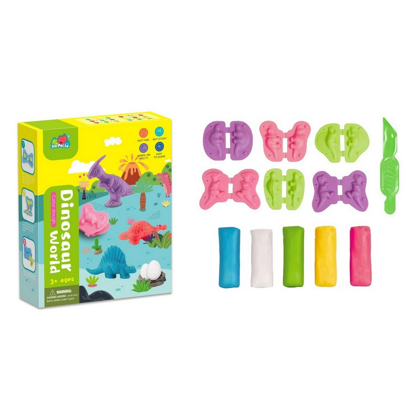 PATE A MODELER DINOSAURE + MOULES