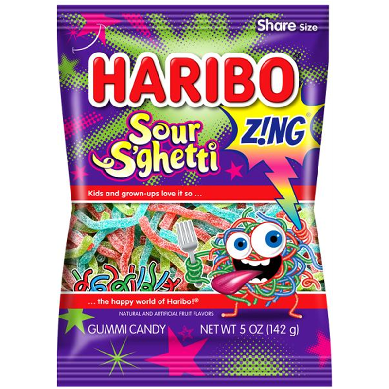 HARIBO SOUR S'GHETTI 140G CRT14