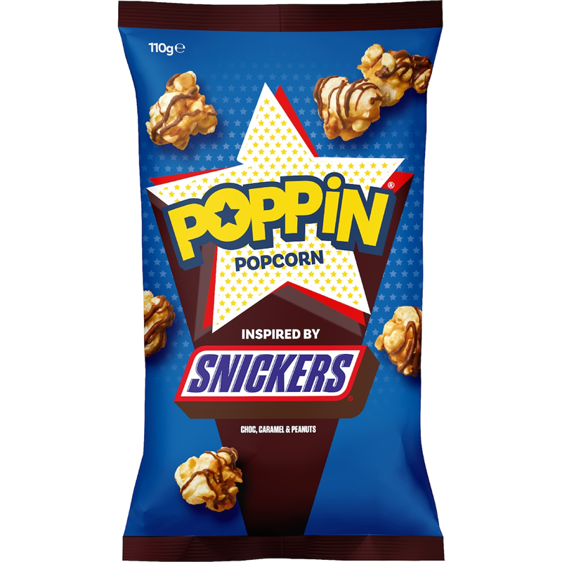 POPPIN POP CORN SNICKERS 110GR CRT15