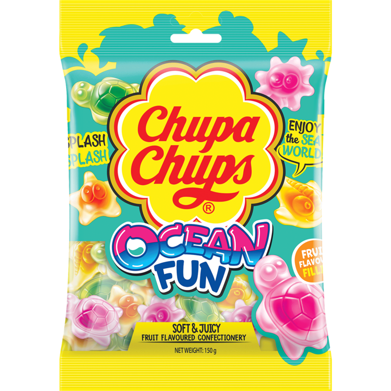 CHUPA CHUPS OCEAN FUN 150GR DIS12