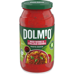 DOLMIO - SAUCE RED WINE  et  ITALIAN HERBS 500GR CRT6