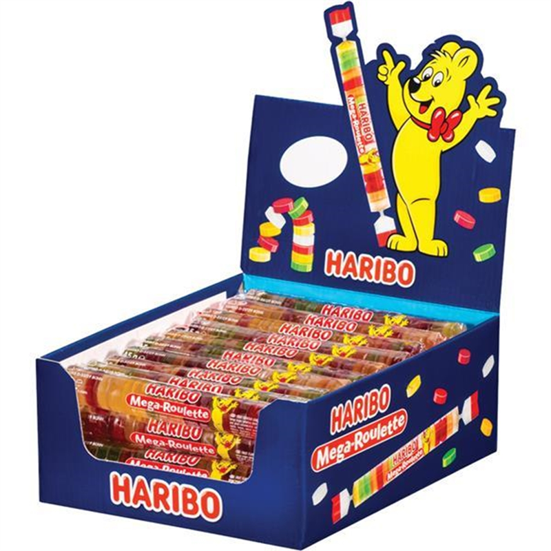 BONBON HARIBO MEGA ROULETTE 45G BTE40