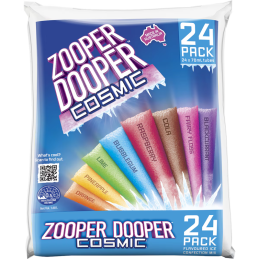 ZOOPER DOOPER - BÂTONNETS ASSORTI 24x70ML CRT6