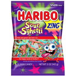 HARIBO SOUR S'GHETTI 140G CRT14