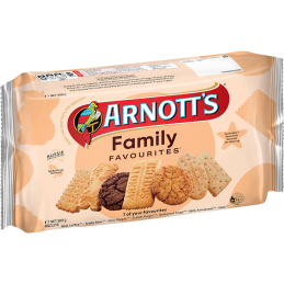 ARNOTT'S - BISCUITS FAMILY FAVOURITES ASSORTED 500GR CRT8