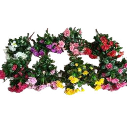 BOUQUET FLEURS ARTIFICIELLES 24FLEURS/6TIGES 37CM
