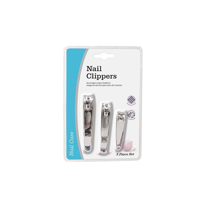 NAIL CARE - AG0005 SET COUPE ONGLES 3PCS CRT24