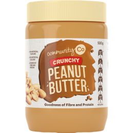 COMM et CO - BEURRE DE CACAHUETE CRUNCH 500GR CRT6